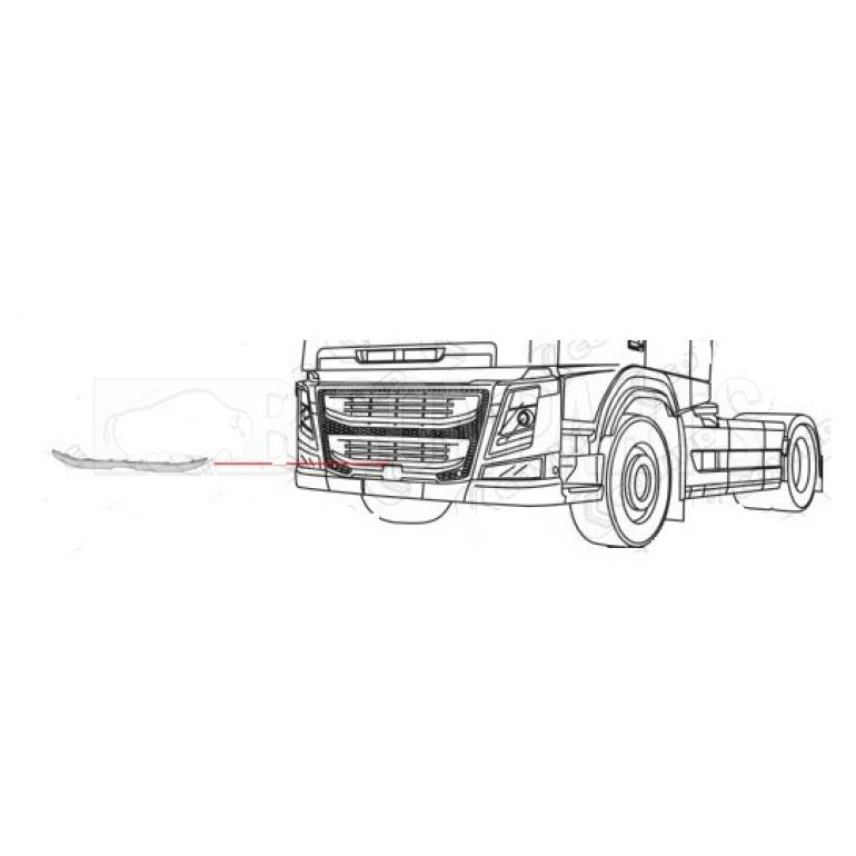 LOWER GRILLE LOWER TRIM PANEL
