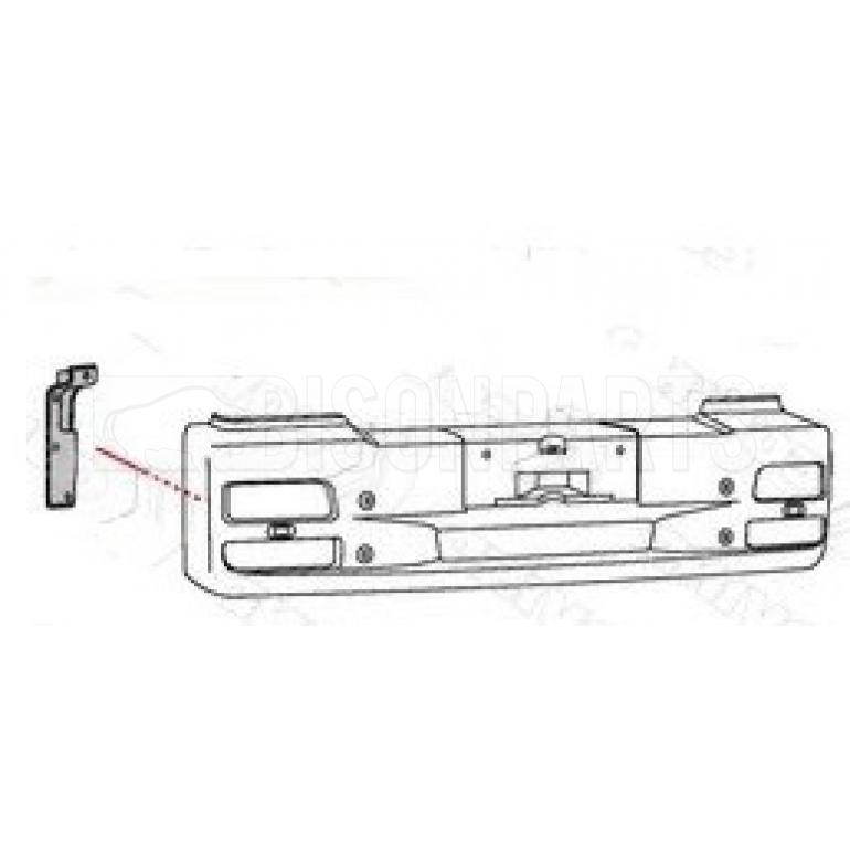 BUMPER END BRACKET DRIVER SIDE RH