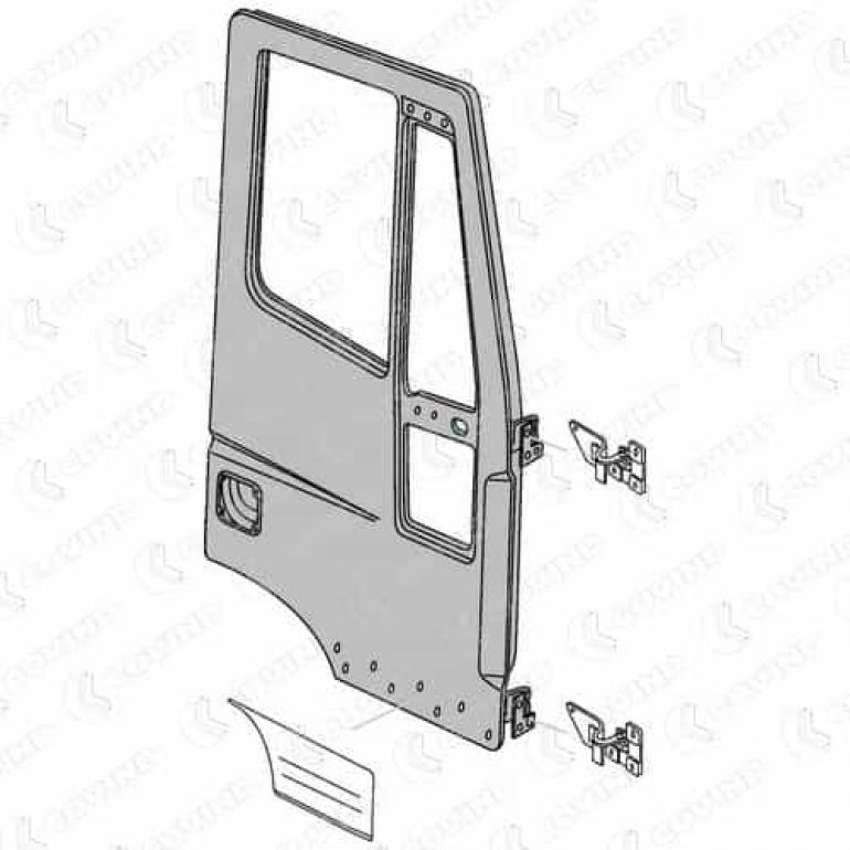 PRIMED DOOR SHELL ONLY DRIVER SIDE RH
