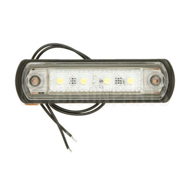 LED CLEAR MARKER LAMP 0038203256, 81252606121 Bison Parts