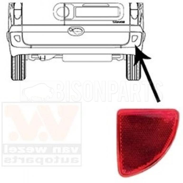 REAR RED REFLECTOR DRIVER SIDE RH