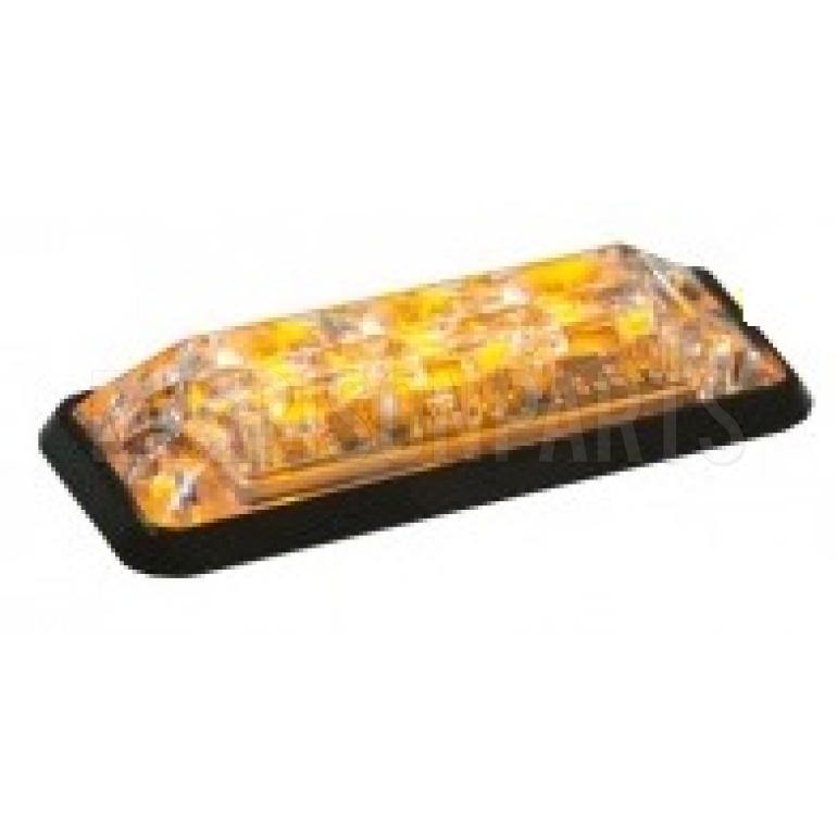 LED AMBER SUPER-SLIM WARNING LAMP 12/24 VOLT