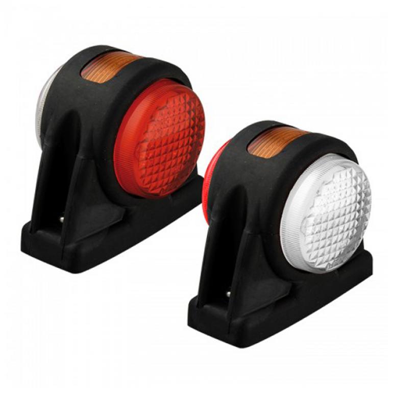 LED RUBBER END OUTLINE MARKER LAMPS RH & LH (PAIR)