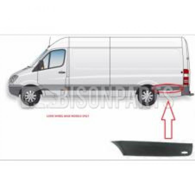 REAREST PROTECTIVE TRIM PASSENGER SIDE LH