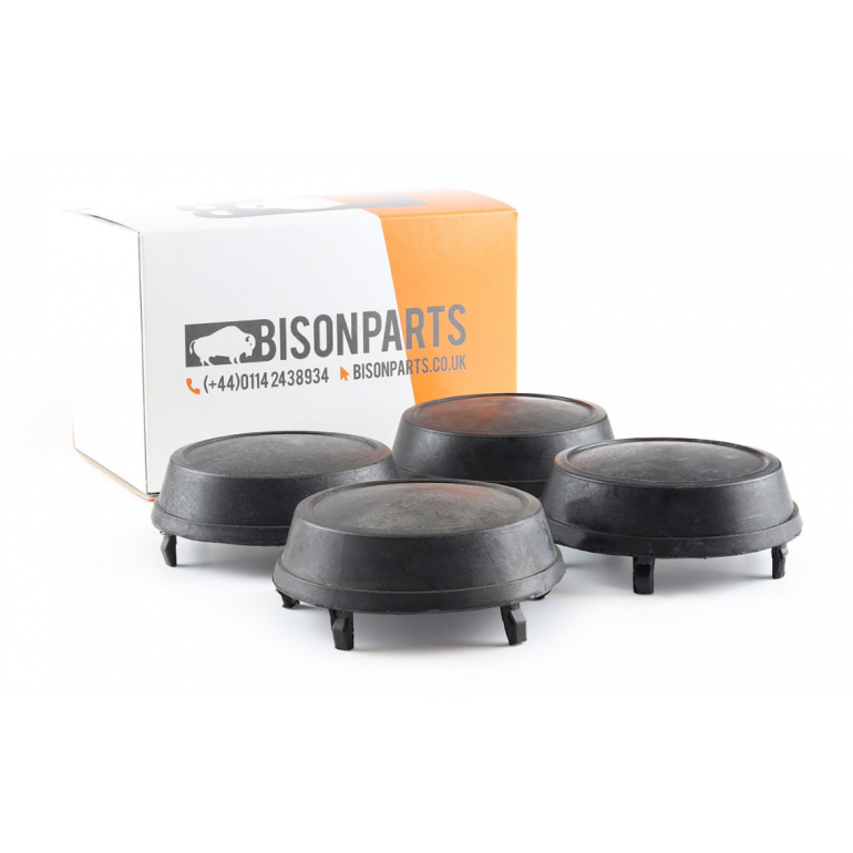 WHEEL CENTRE HUB CAP COVERS FRONT & REAR SET (PKT 4)