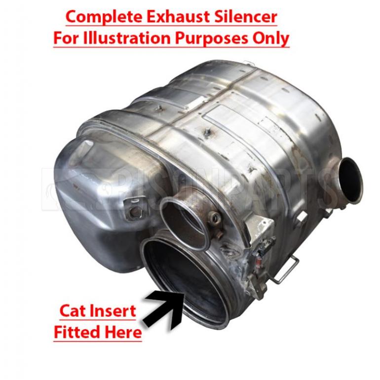 EXHAUST SILENCER BOX CATALYST INSERT ONLY