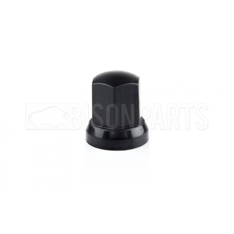32MM BLACK WHEEL NUT COVER (PKT 10)