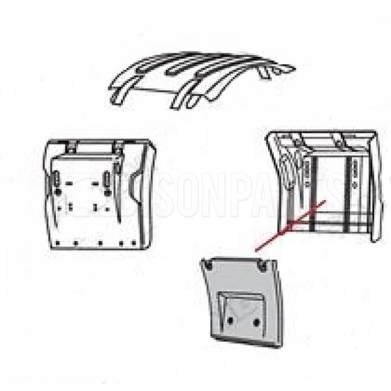 REAR AXLE MUDGUARD INNER COVER FITS RH OR LH