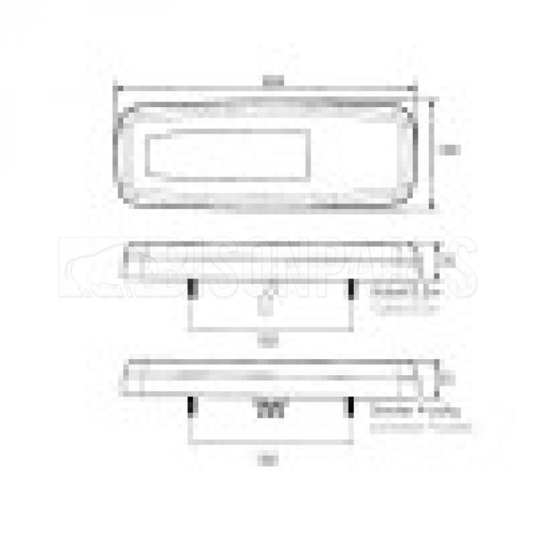 LED REAR 'PRO-ROAD LG COMBANTION LAMP FITS RH OR LH