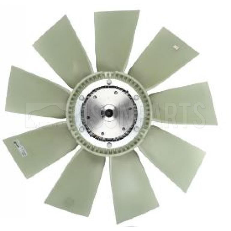 VISCOUS FAN HUB & BLADE ASSEMBLY