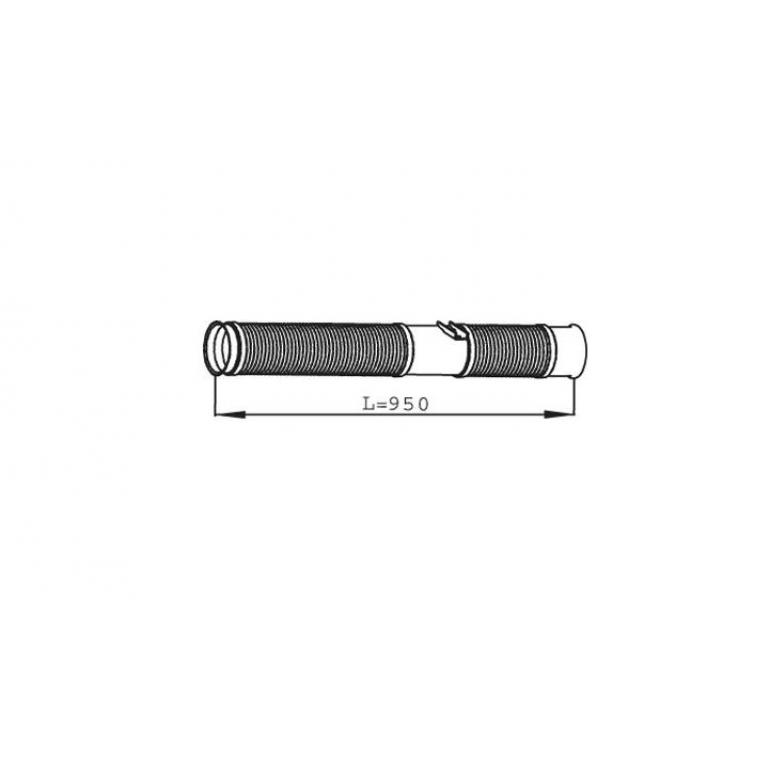 EXHAUST FLEXI INTERMEDIATE PIPE 