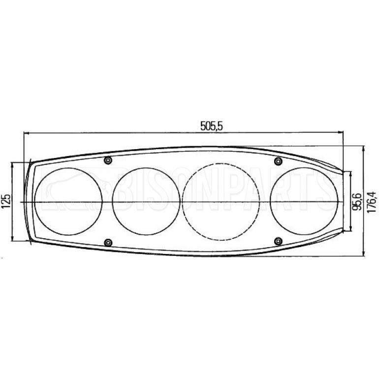 REAR COMBINATION LAMP DRIVER SIDE RH