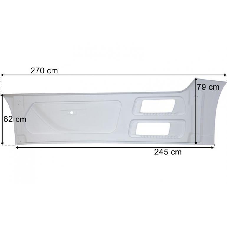 LONG SIDE FAIRING SKIRT PANEL PASSENGER SIDE LH