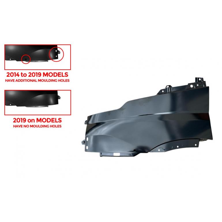 FRONT WING PANEL PASSENGER SIDE LH