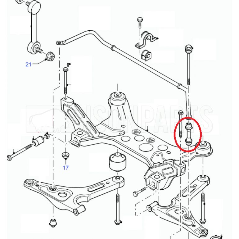 FRONT STABILISER ANTI ROLL BAR DROP LINKS (PAIR)