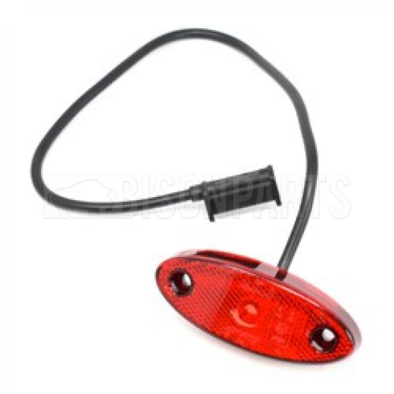 REAR RED LED MARKER LAMP 12/24 VOLT