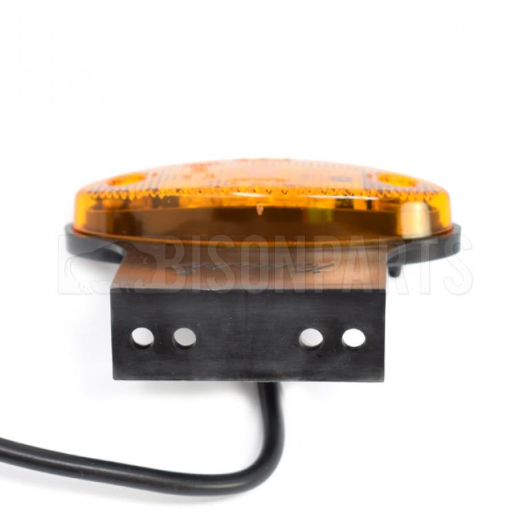 LED AMBER SIDE AMRKER LAMP C/W BRACKET 12/24 VOLT