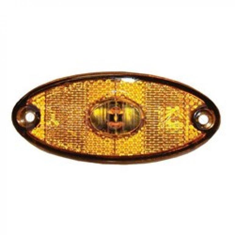 LED AMBER SIDE MARKER LAMP 24 VOLT