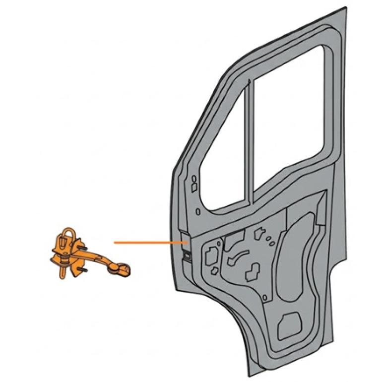 FRONT DOOR OPENING CHECK STRAP