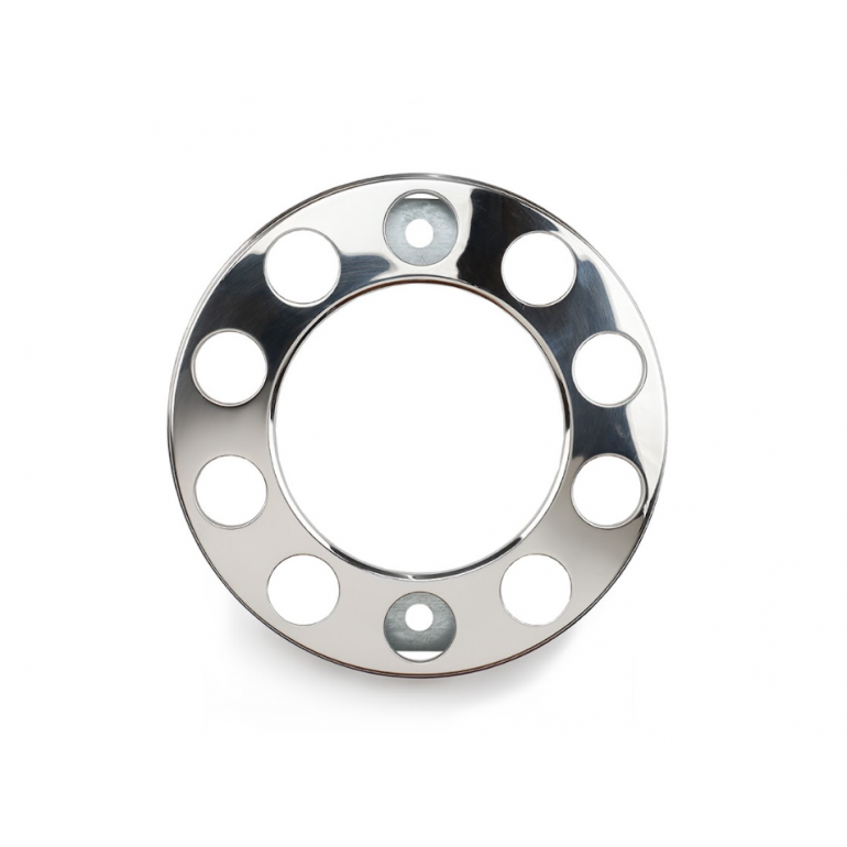 22.5" STAINLESS STEEL 10 STUD WHEEL COVER