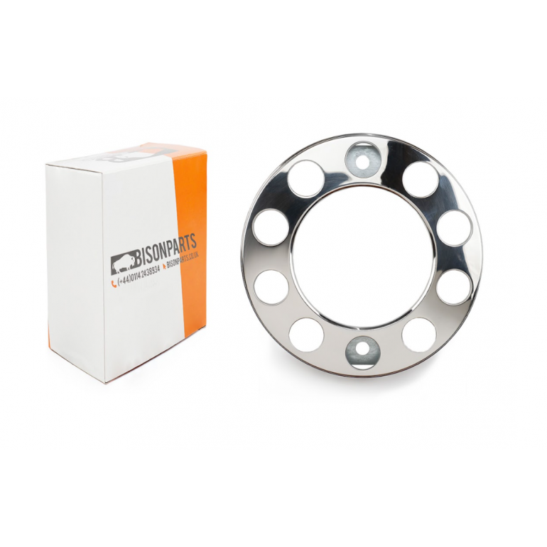 22.5" STAINLESS STEEL 10 STUD WHEEL COVER