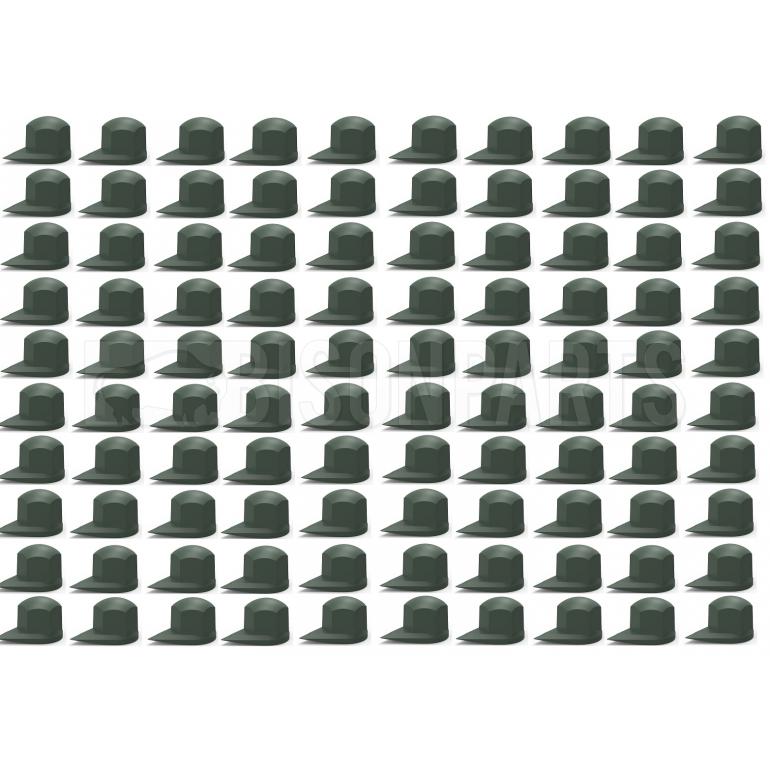 32MM DUSTITE WHEEL NUT COVERS OLIVE GREY (PKT 100)
