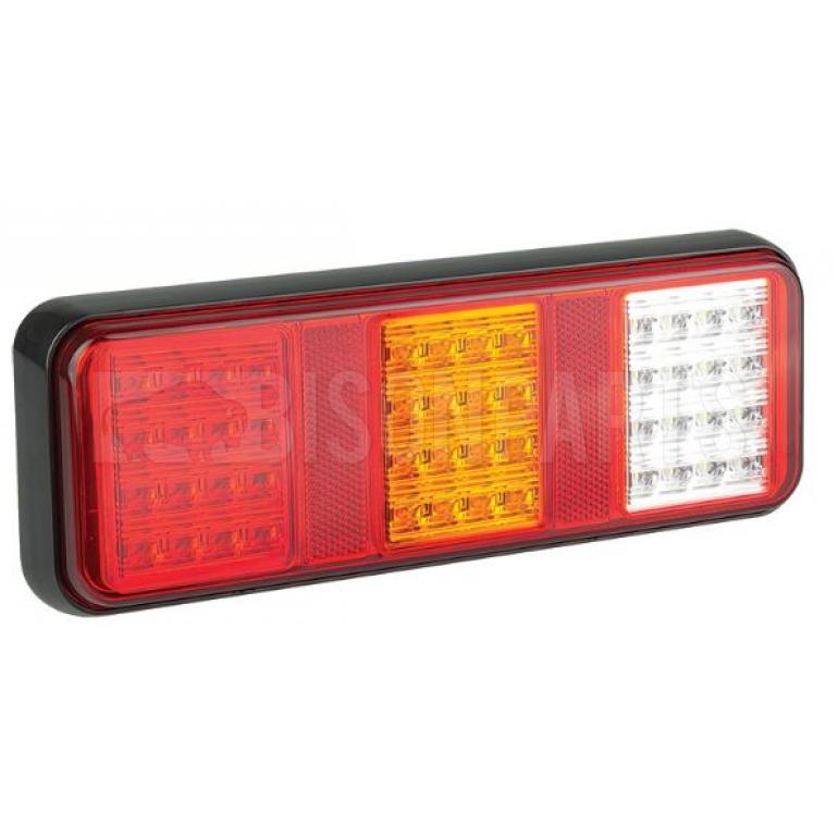 LED REAR COMBINATION LAMP WITH REVERSE 12/24 VOLT