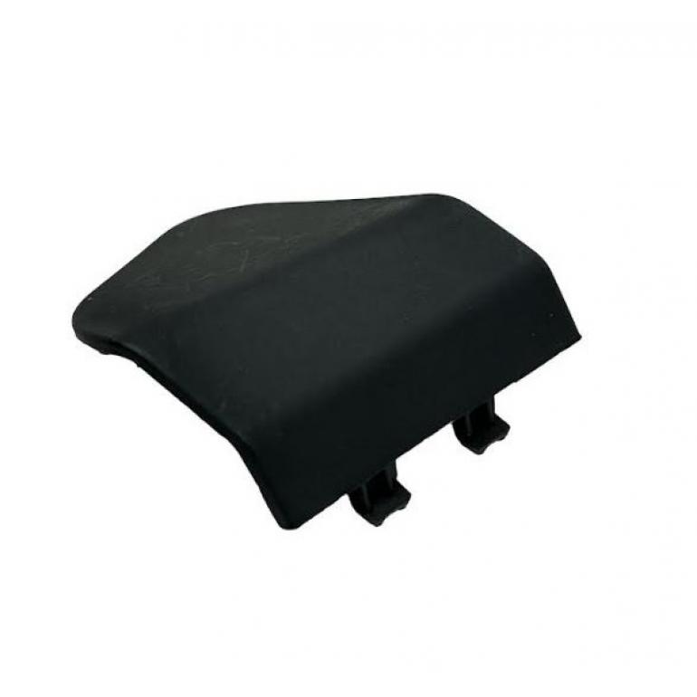 FRONT BLACK BUMPER BLANK CAP PASSENGER SIDE LH