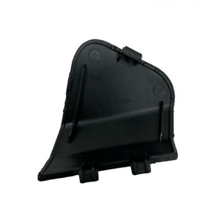 FRONT BLACK BUMPER BLANK CAP PASSENGER SIDE LH