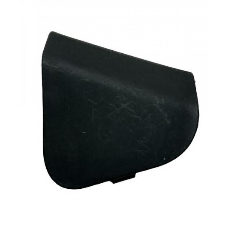 FRONT BLACK BUMPER BLANK CAP PASSENGER SIDE LH