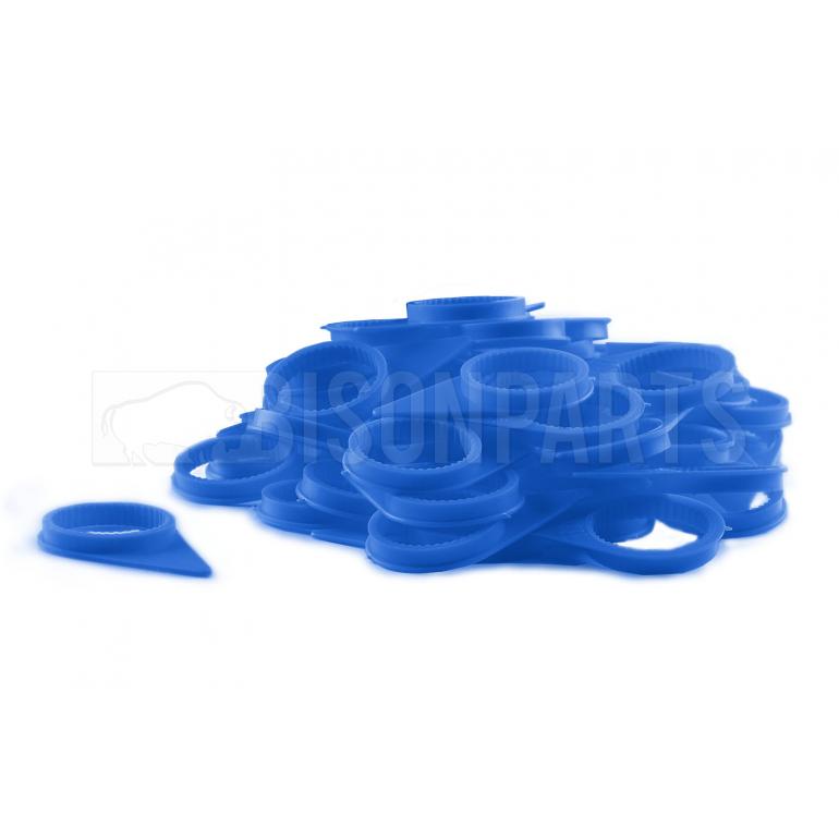 32MM WHEEL NUT INDICATOR BLUE (PKT 100)