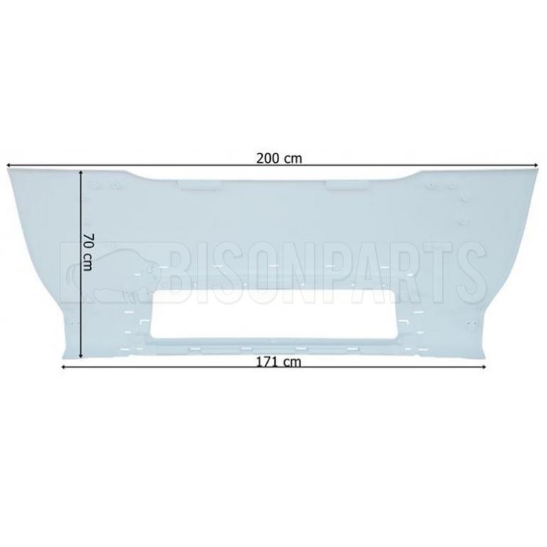 PRIMED FRONT MAIN GRILLE BONNET PANEL