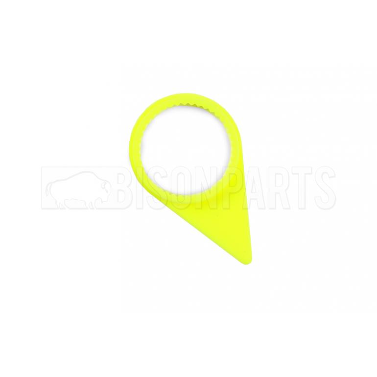 32MM WHEEL NUT INDICATOR YELLOW (PKT 100)