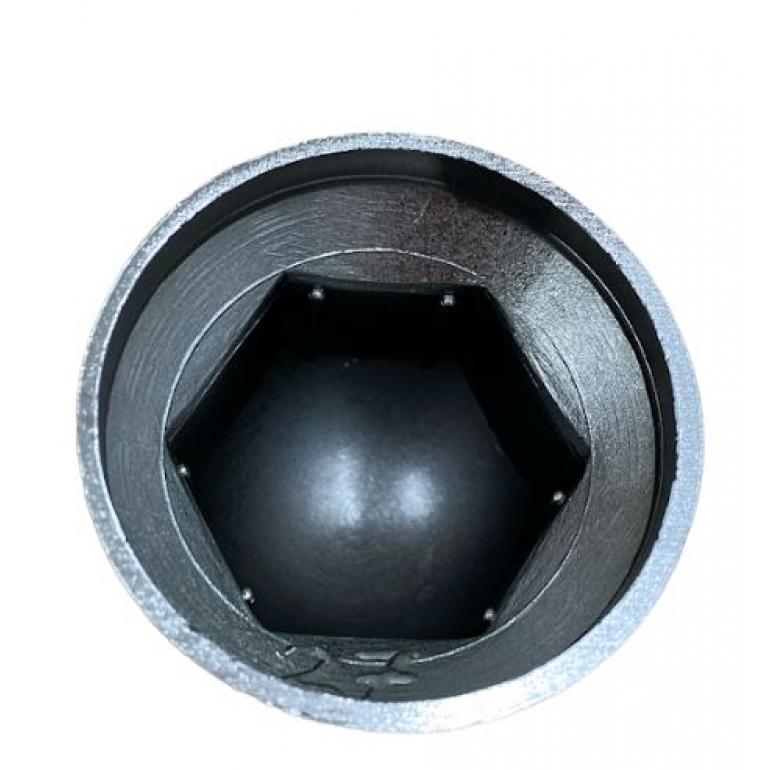 27MM CHROME COATED PLASTIC WHEEL NUT COVERS (PKT 10)