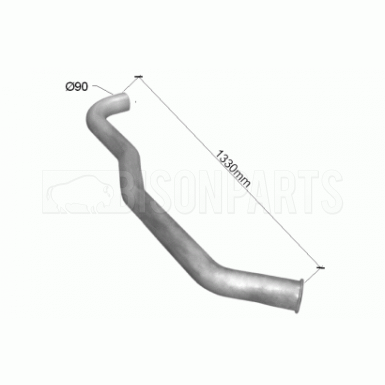 EXHAUST REAR PIPE 