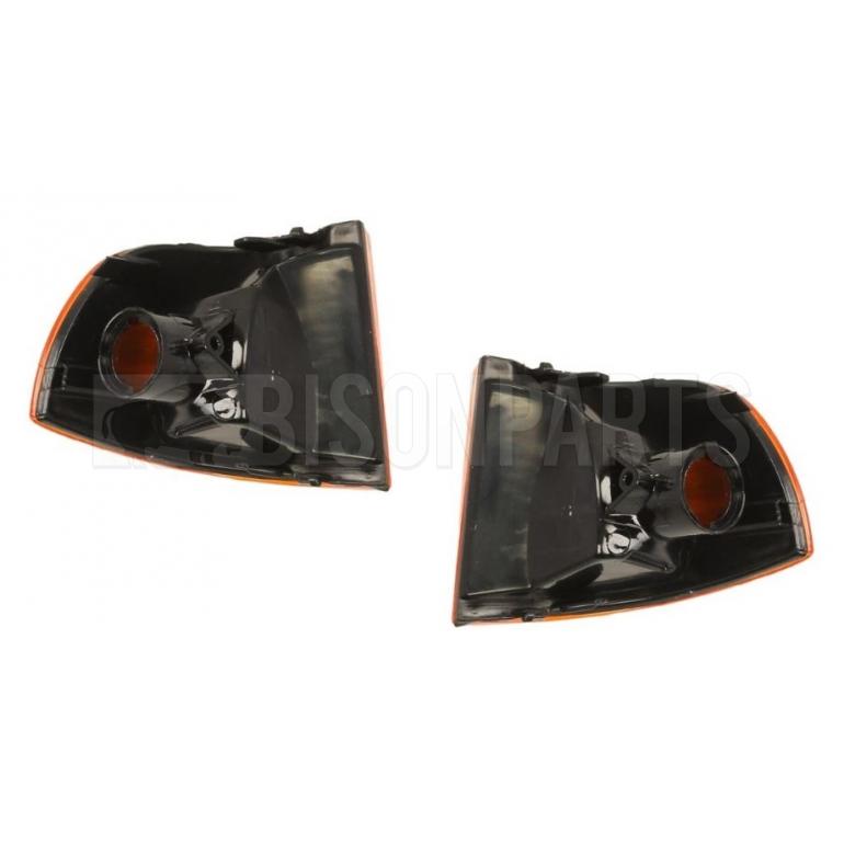 AMBER MIRROR INDICATOR LENS RH & LH (PAIR)