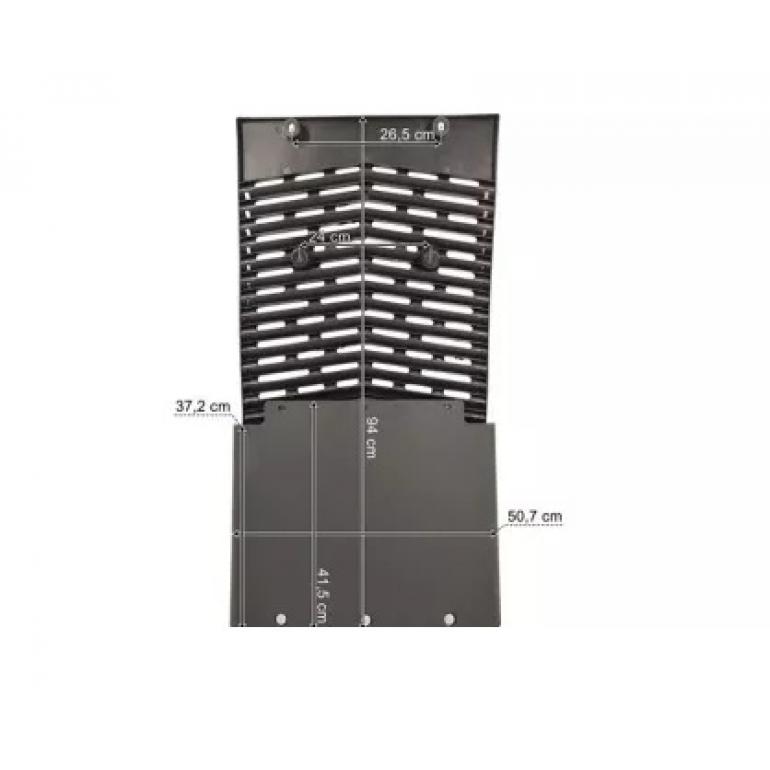 MIDDLE AXLE REAR DROPWING SPRAY SUPPRESSION FLAP