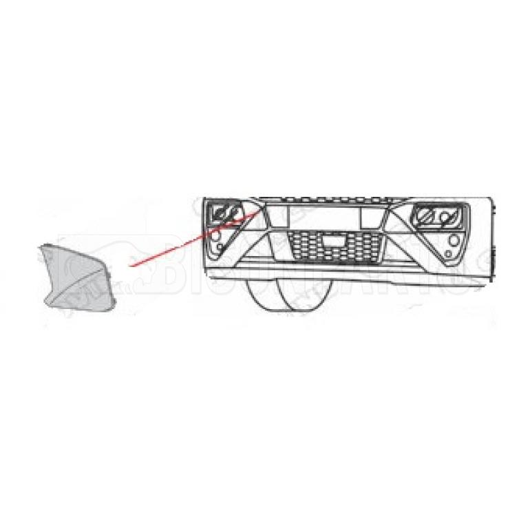FRONT BUMPER INFILL BLANK DRIVER SIDE RH