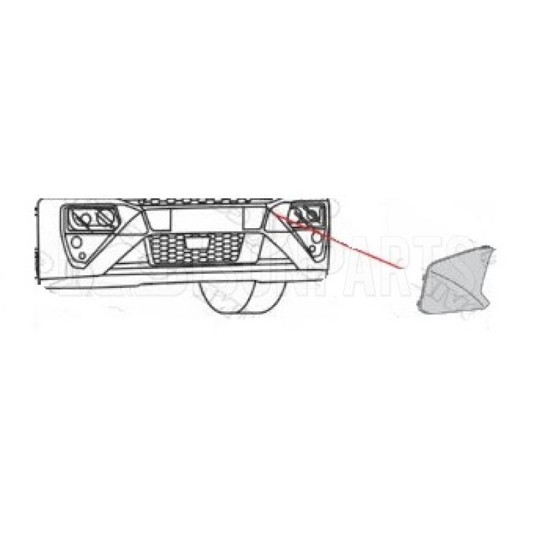 FRONT BUMPER INFILL BLANK PASSENGER SIDE LH