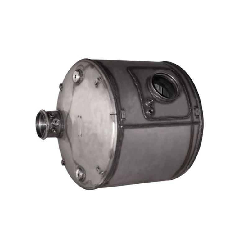 EXHAUST SILENCER WITH CATALYTIC CONVERTER