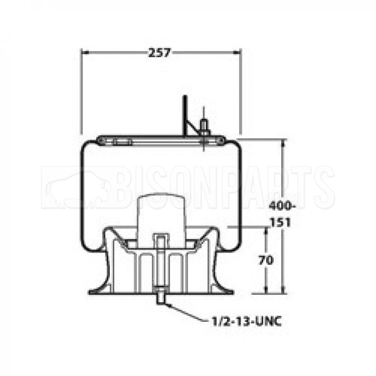 REAR SUSPENSION AIR SPRING ASSEMBLY