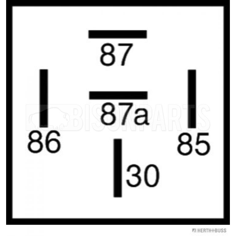 MINI RELAY (5 PINS) 24V 30A