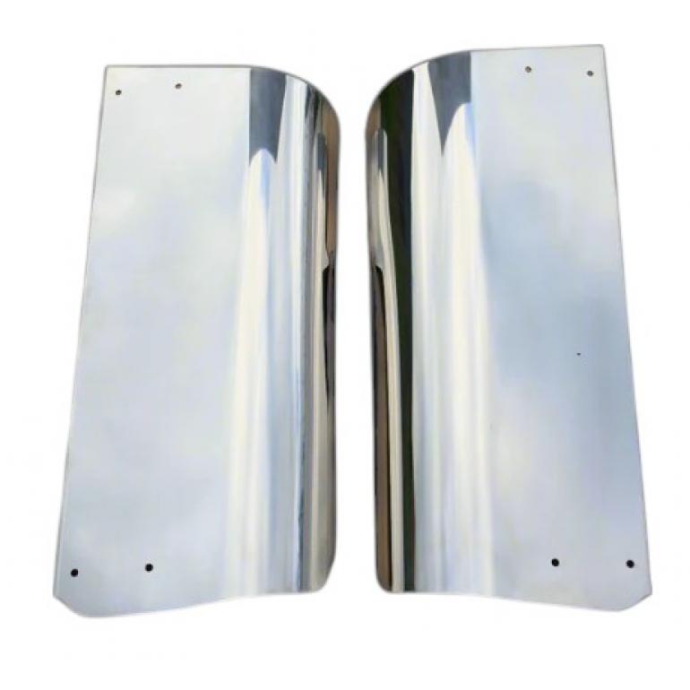 STAINLESS STEEL MIRROR GUARD SET 