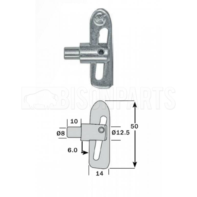 WELD-ON ANTI LOOSE FASTENERS (PKT 10)