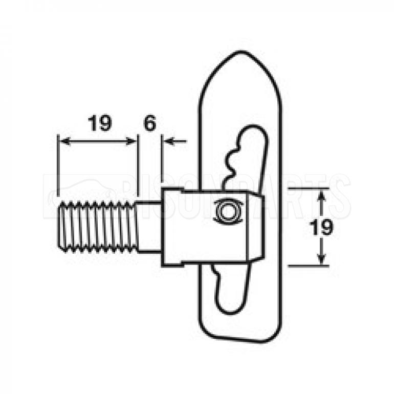 SCREW-ON ANTI LOOSE FASTENERS (PKT 4)