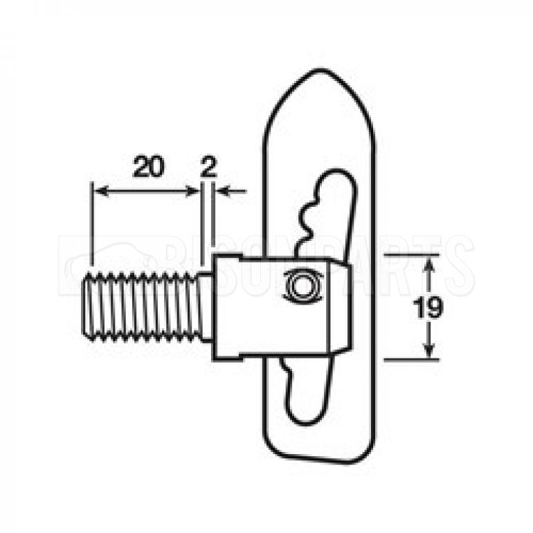 SCREW-ON ANTI LOOSE FASTENERS (PKT 10)