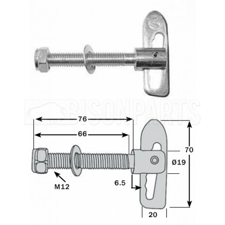 SCREW-ON ANTI LOOSE FASTENERS (PKT 4)