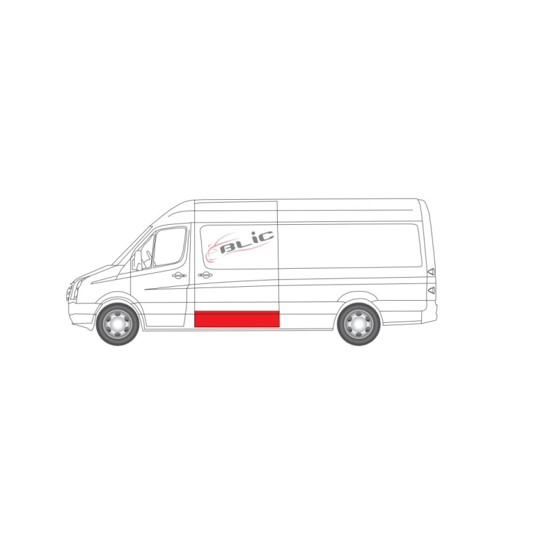 SLIDING DOOR LOWER REPAIR PANEL PASSENGER SIDE LH