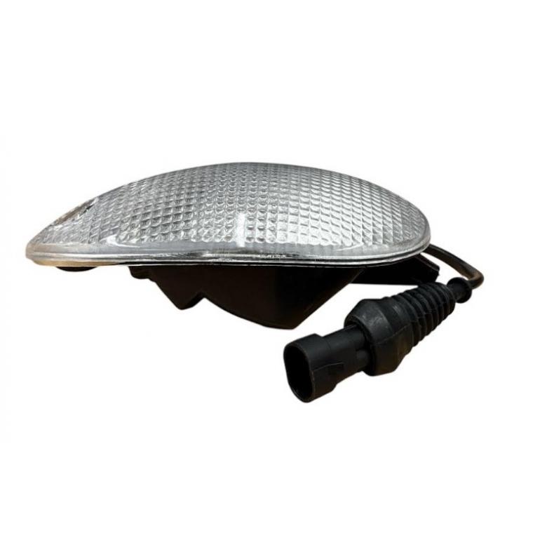 CLEAR ROOF MARKER LAMP C/W OVAL PLUG PASSENGER SIDE LH