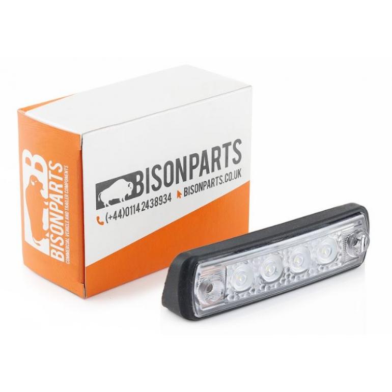 LED CLEAR SUNVISOR MARKER LAMP FITS RH OR LH